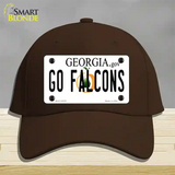 Go Falcons Novelty License Plate Hat Tag Cotton / Dark Brown