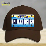 Go Golden Knights Novelty License Plate Hat Tag Cotton / Dark Brown