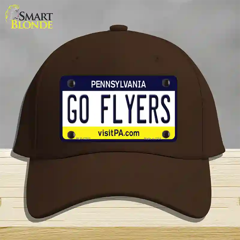 Go Flyers Novelty License Plate Hat Tag Cotton / Dark Brown