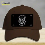 Sons of Liberty 1776 Novelty License Plate Hat Tag Cotton / Dark Brown