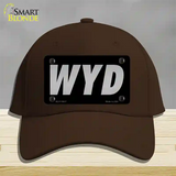 WYD Black Novelty License Plate Hat Tag Cotton / Dark Brown