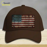 I Pledge Allegiance Flag Novelty License Plate Hat Tag Cotton / Dark Brown