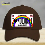 I Heart Molokai Novelty License Plate Hat Tag Cotton / Dark Brown