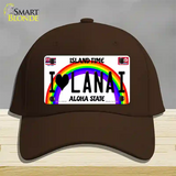 I Heart Lanai Novelty License Plate Hat Tag Cotton / Dark Brown