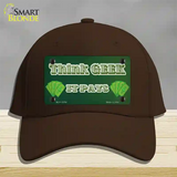 Think Geek Novelty License Plate Hat Tag Cotton / Dark Brown