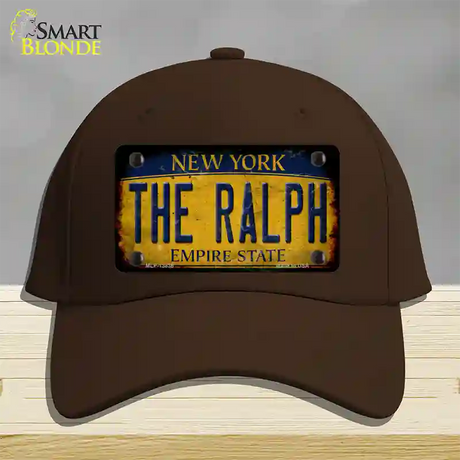 The Ralph New York Rusty Novelty License Plate Hat Tag Cotton / Dark Brown