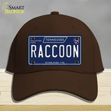 Raccoon Tennessee Blue Novelty License Plate Hat Tag Cotton / Dark Brown