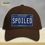 Spoiled Tennessee Blue Novelty License Plate Hat Tag Cotton / Dark Brown