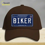 Biker Tennessee Blue Novelty License Plate Hat Tag Cotton / Dark Brown