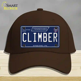 Climber Tennessee Blue Novelty License Plate Hat Tag Cotton / Dark Brown