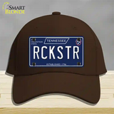 Rckstr Tennessee Blue Novelty License Plate Hat Tag Cotton / Dark Brown