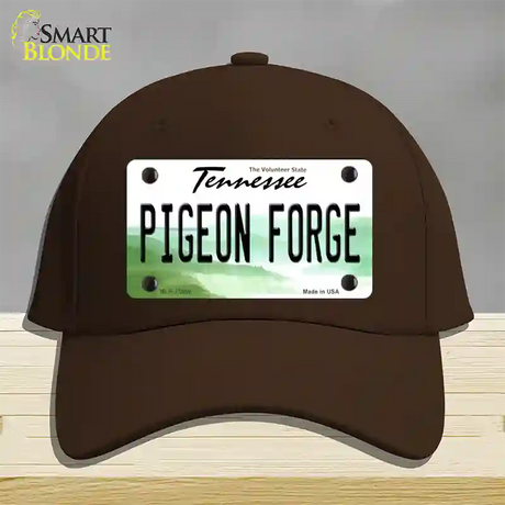 Pigeon Forge Tennessee Novelty License Plate Hat Tag Cotton / Dark Brown