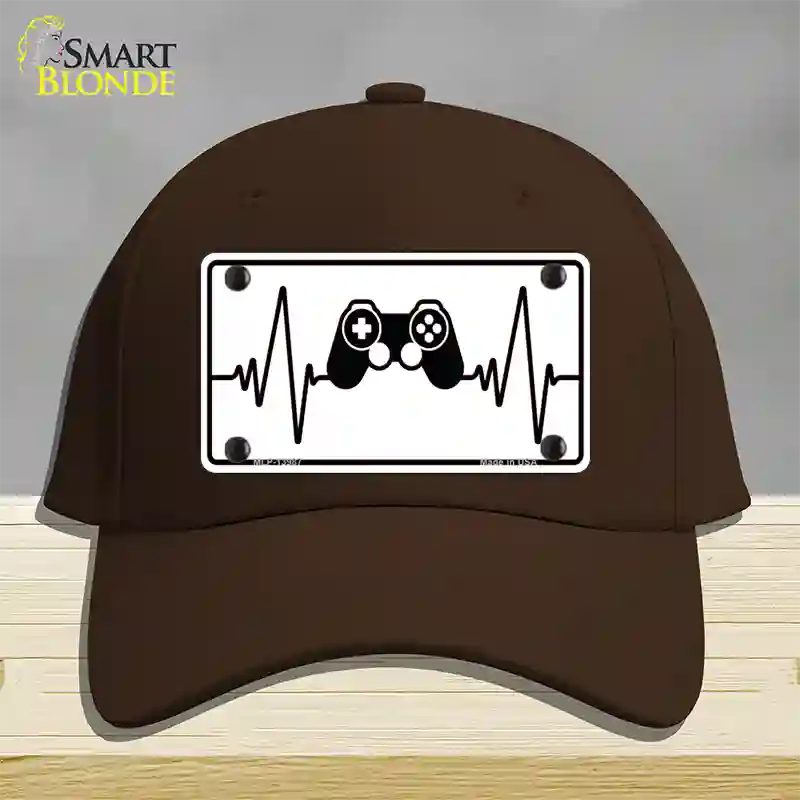 Video Games Heart Beat Novelty License Plate Hat Tag Cotton / Dark Brown