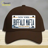 Buffalo Mafia New York Excelsior Novelty License Plate Hat Cotton / Dark Brown