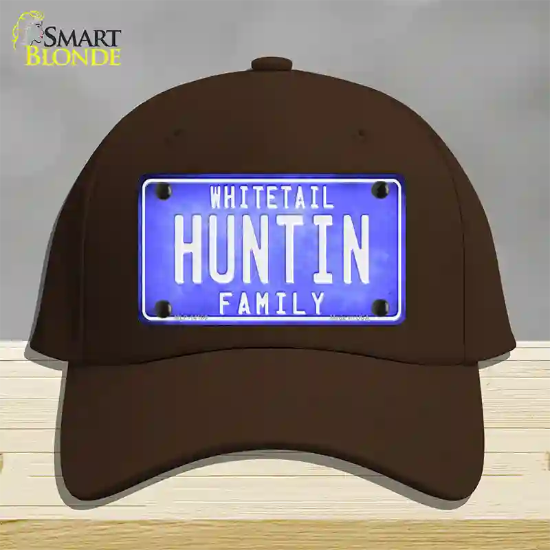 Huntin Family Novelty License Plate Hat Cotton / Dark Brown