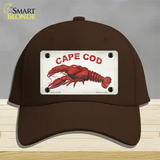 Cape Cod Lobster Novelty License Plate Hat Cotton / Dark Brown