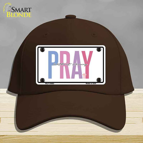 Pray Without Ceasing Novelty License Plate Hat HAT-MLP-14483