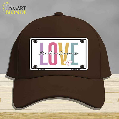 Love Like Jesus Novelty License Plate Hat HAT-MLP-14487