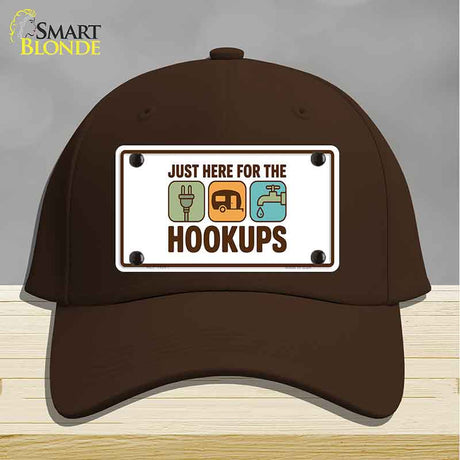 Just Here for the Hookups Novelty License Plate Hat HAT-MLP-14531