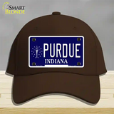 Purdue Indiana Novelty License Plate Hat Cotton / Dark Brown