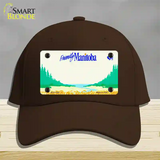 Manitoba Novelty License Plate Hat Cotton / Dark Brown