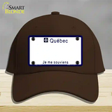 Quebec Novelty License Plate Hat Cotton / Dark Brown