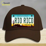 Rio Rico Arizona Novelty License Plate Hat Cotton / Dark Brown