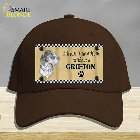 Pencil Sketch Grifton Novelty License Plate Hat Cotton / Dark Brown