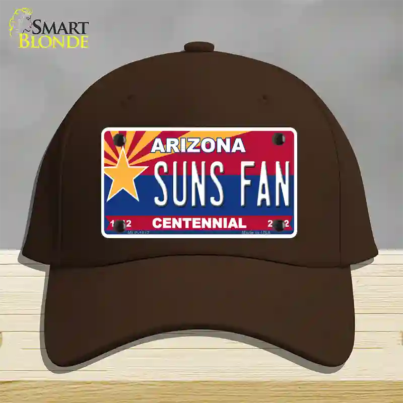 Arizona Centennial Suns Fan Novelty License Plate Hat Cotton / Dark Brown