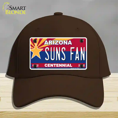 Arizona Centennial Suns Fan Novelty License Plate Hat Cotton / Dark Brown