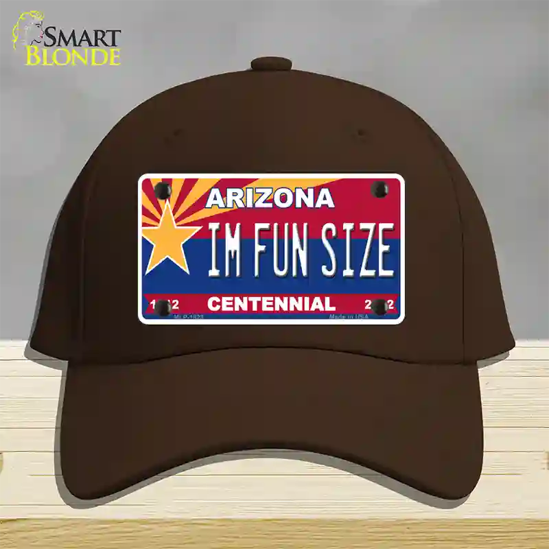 Arizona Centennial Im Fun Size Novelty License Plate Hat Cotton / Dark Brown