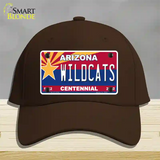 Arizona Centennial Wildcats Novelty License Plate Hat Cotton / Dark Brown