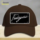 Fuelinjected Novelty License Plate Hat Cotton / Dark Brown