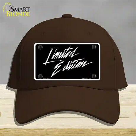 Limited Edition Novelty License Plate Hat Cotton / Dark Brown