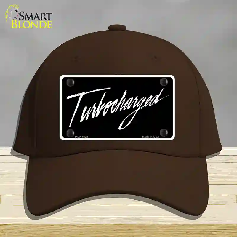 Turbocharged Novelty License Plate Hat Cotton / Dark Brown