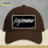 Performance Novelty License Plate Hat Cotton / Dark Brown