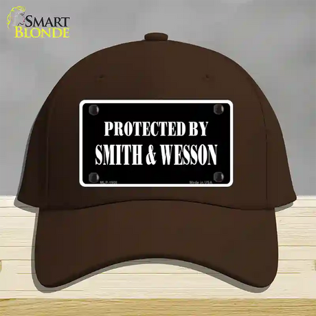 Smith And Wesson Novelty License Plate Hat Cotton / Dark Brown