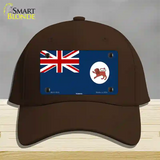 Tasmania Flag Novelty License Plate Hat Cotton / Dark Brown