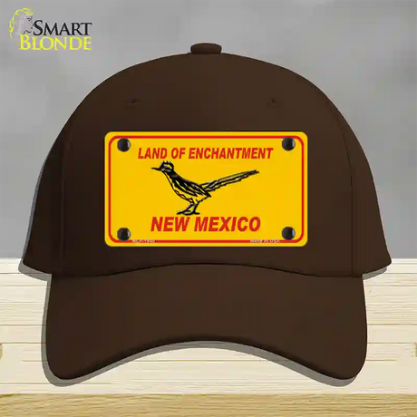 Road Runner New Mexico Novelty License Plate Hat Cotton / Dark Brown