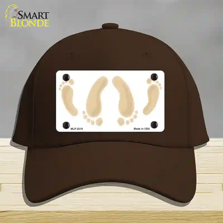 Happy Feet Novelty License Plate Hat Cotton / Dark Brown