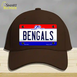 Bengals Ohio State Novelty License Plate Hat Cotton / Dark Brown