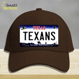 Texans Texas State Novelty License Plate Hat Cotton / Dark Brown