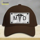 MD Novelty License Plate Hat Cotton / Dark Brown