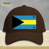 Bahamas Flag Novelty License Plate Hat Cotton / Dark Brown