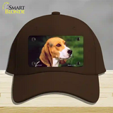 Beagle Dog Novelty License Plate Hat Cotton / Dark Brown