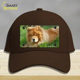 Chow Chow Dog Novelty License Plate Hat Cotton / Dark Brown