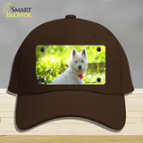 West Highland Dog Terrier Novelty License Plate Hat Cotton / Dark Brown