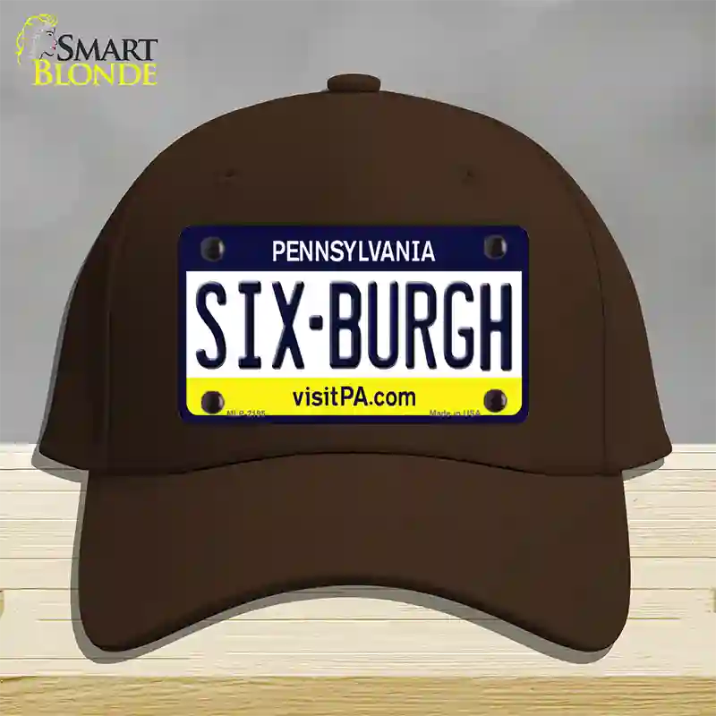 Sixburgh Pennsylvania Steelers Novelty License Plate Hat Cotton / Dark Brown