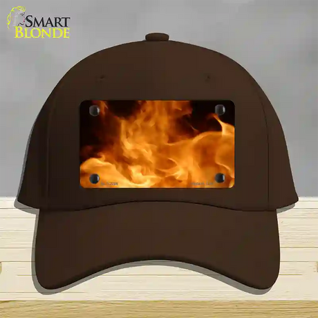 True Flame Novelty License Plate Hat Cotton / Dark Brown