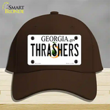 Thrashers Georgia State Novelty License Plate Hat Cotton / Dark Brown